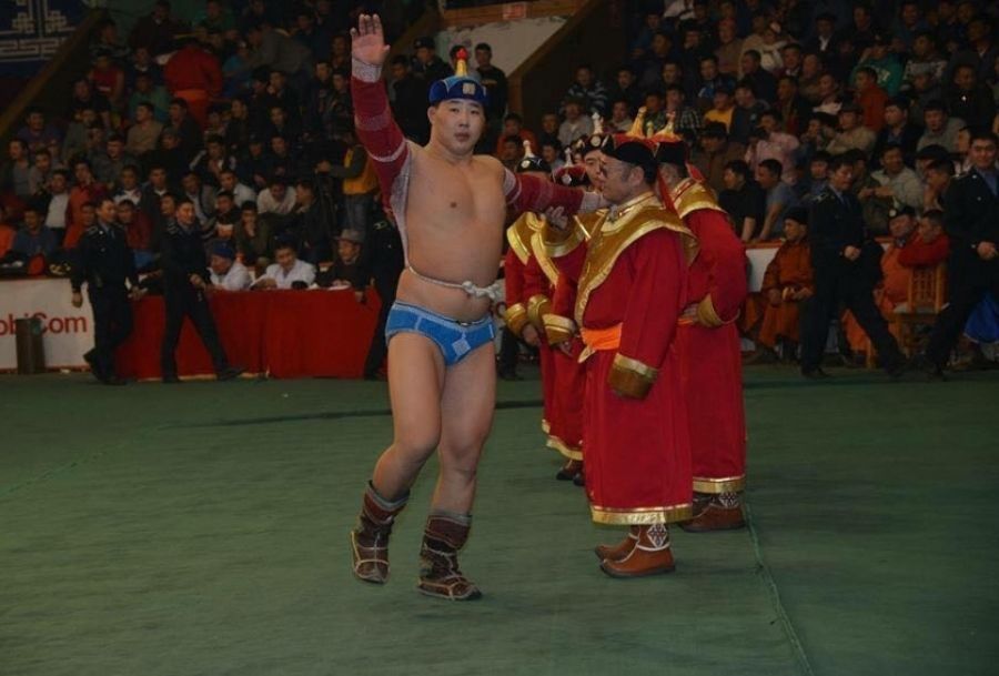 Улсын харцага О.Хангай солонгосын сирым бөхөөр барилдаж мөнгөн медаль хүртжээ