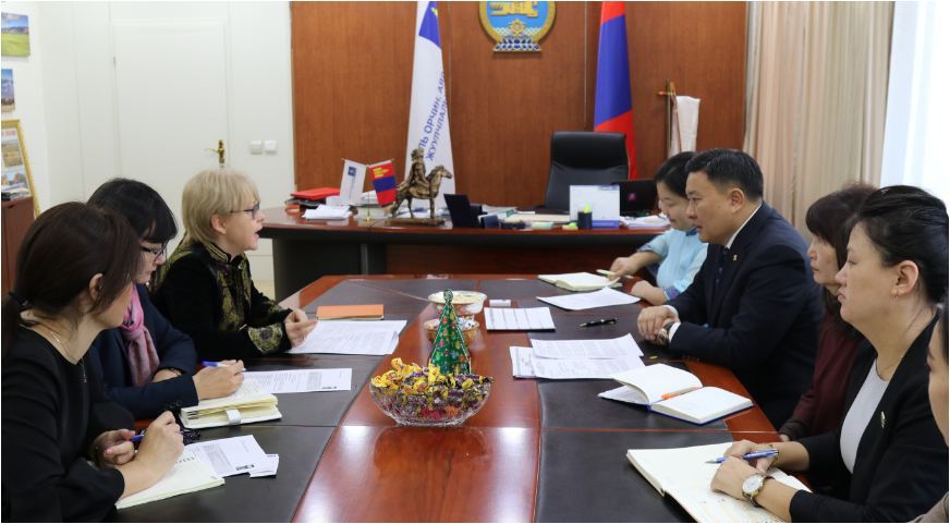 Н.Цэрэнбат сайд НҮБ-ын хөгжлийн хөтөлбөрийн даргатай уулзлаа