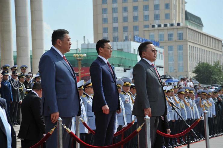 УИХ-ын дарга Төрийн далбааны өдөрт зориулсан ёслолын арга хэмжээнд оролцов