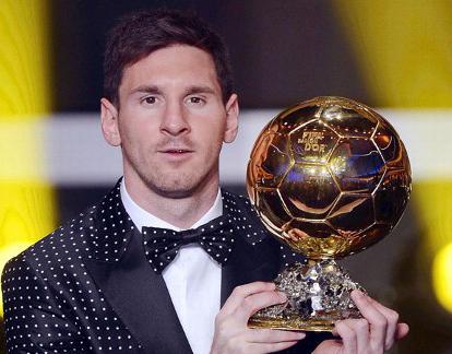 2012 оны шилдэг хөлбөмбөгчин Леонел Месси