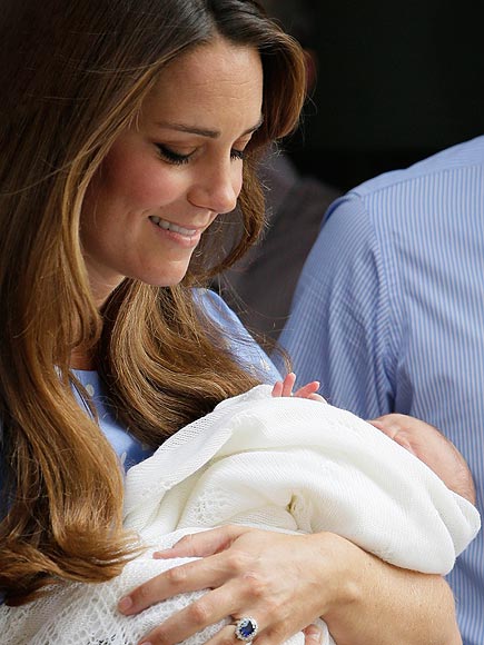 Кэти Мидлтон, Уильям нар хүүдээ нэр өглөө